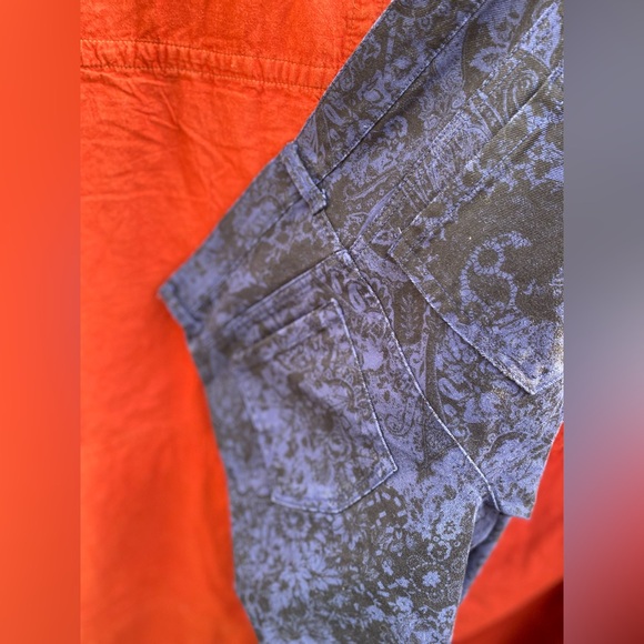 🍁364-You Are Perfect ❤️ Gloria Vanderbilt Paisley Denim - Picture 8 of 12